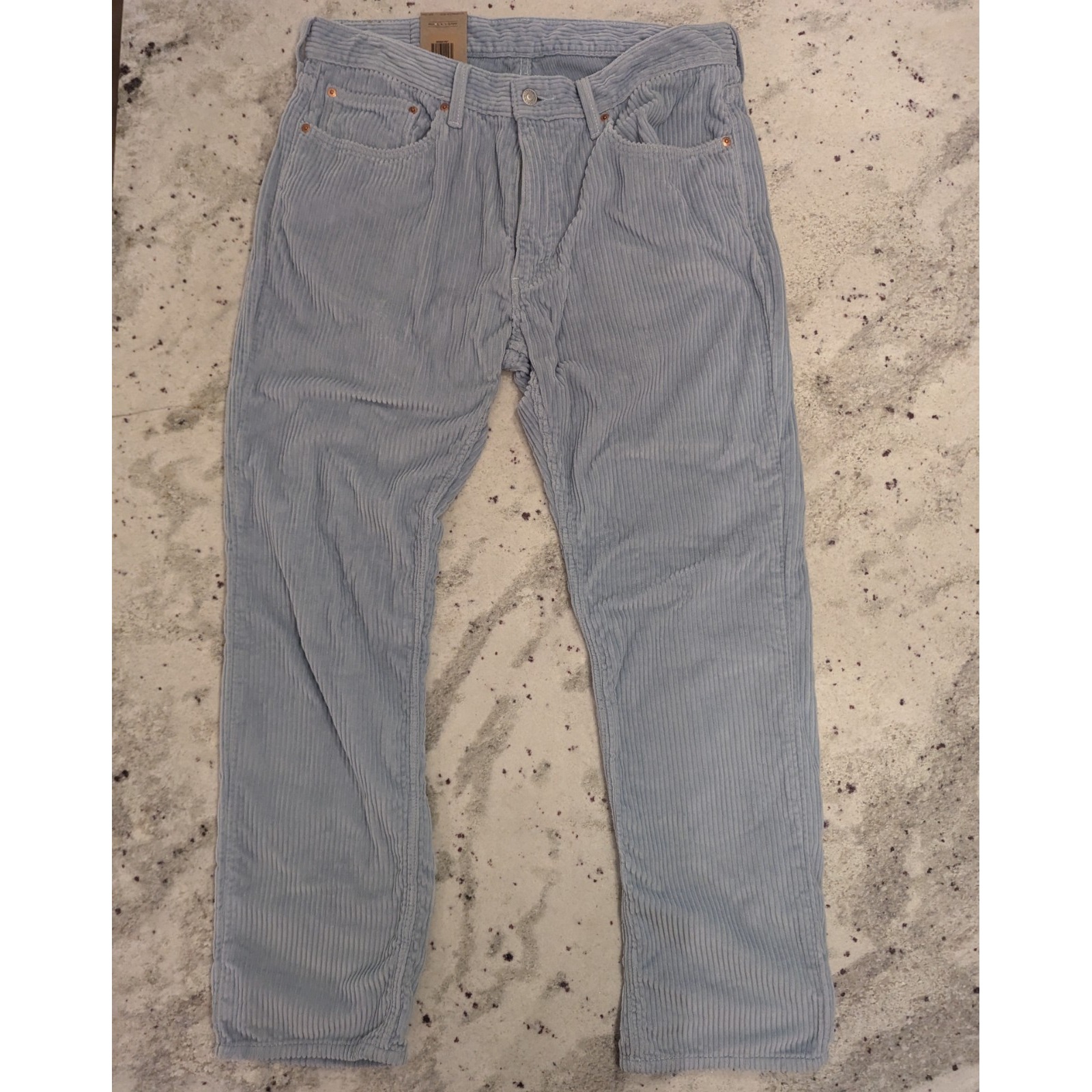 Levi's 559 Corduroy Relaxed Straight Light Blue Men's 36x32 Thick Jeans